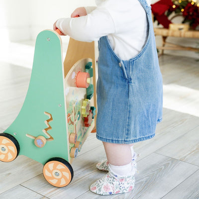 Rosa – Babyschuhe mit rutschfester Sohle, die nicht verrutschen | Snugabugz
