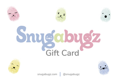 Snugabugz_Gift_Card_Perfect_New_Baby_Gift Ideal baby shower gift. Last minute gift for baby shower or christening. thoughtful baby gift