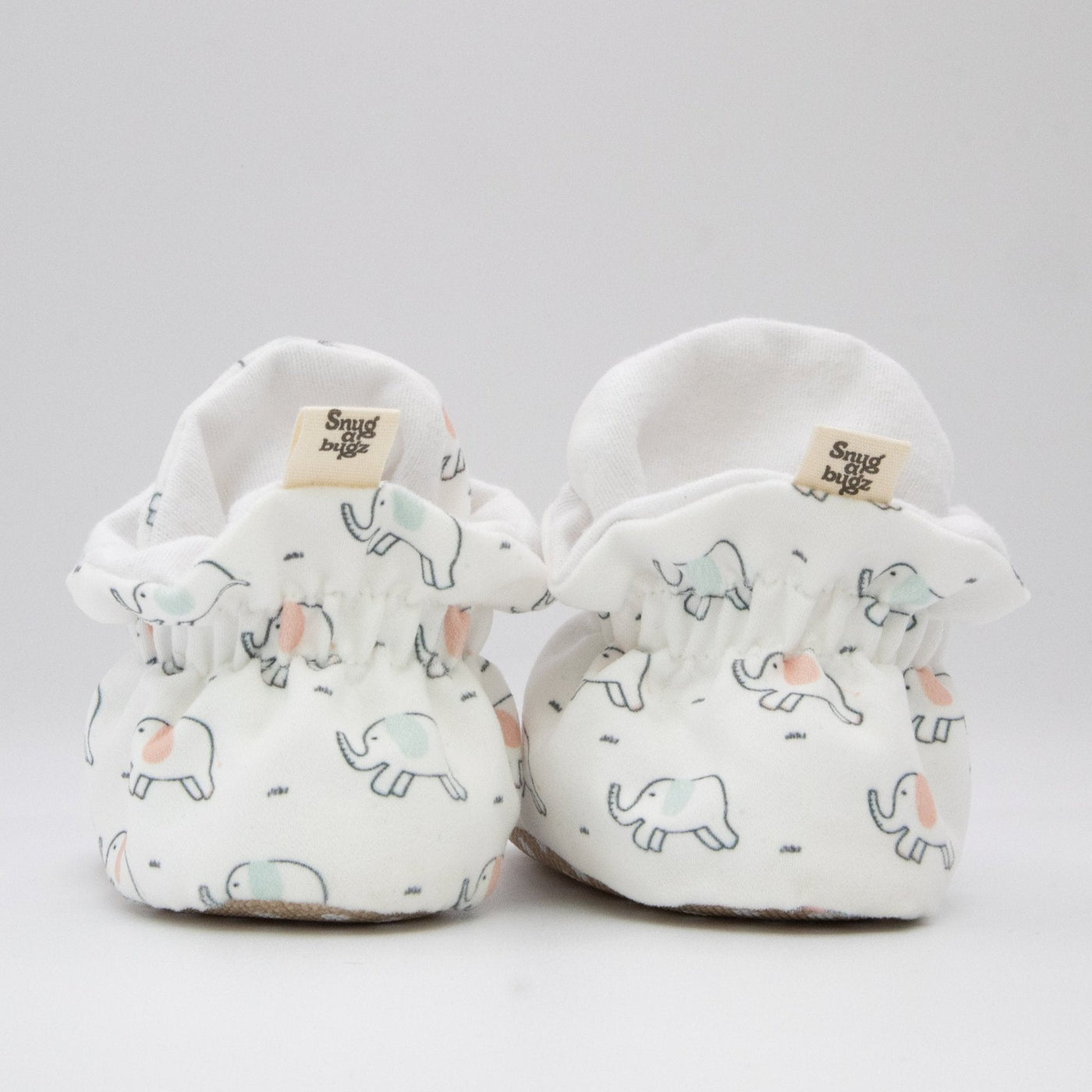 Baby Booties That Stay On with Non Slip Soles Snugabugz