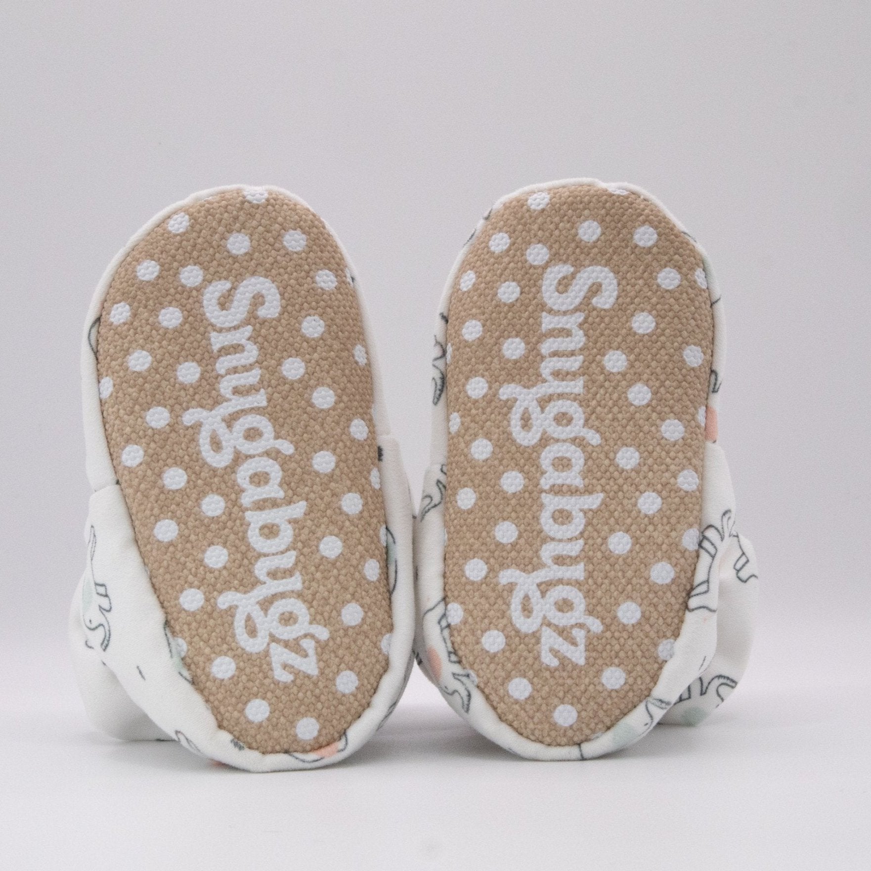 Baby Booties That Stay On with Non Slip Soles Snugabugz