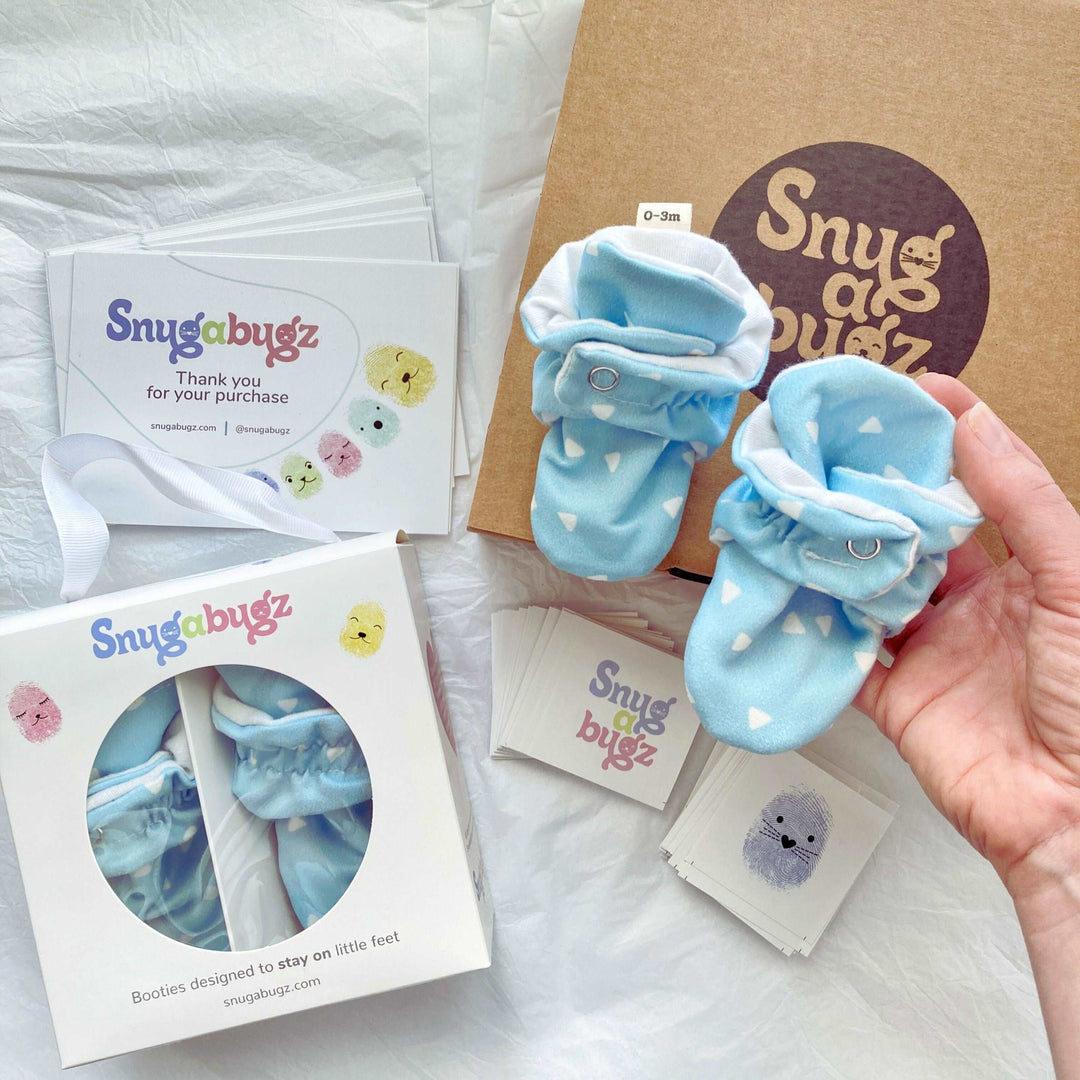 Stay On Baby Booties With Non Slip Soles Snugabugz